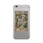 Manitoba iPhone 6 Plus / 6S Plus Uyumlu Feel Alive Tasarımlı Şeffaf Telefon Kılıfı, Çok Renkli