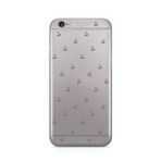 Manitoba iPhone 6 Plus / 6S Plus Uyumlu Kiraz Tasarımlı Baskılı Şeffaf Silikon Telefon Kılıfı