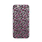 Manitoba iPhone 6 Plus / 6S Plus Uyumlu Leopar Desen Tasarımlı Şeffaf Telefon Kılıfı, Çok Renkli