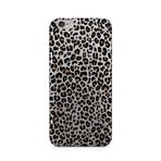 Manitoba iPhone 6 Plus / 6S Plus Uyumlu Leopar Tasarımlı Baskılı Şeffaf Telefon Kılıfı