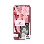 Manitoba iPhone 6 Plus / 6S Plus Uyumlu Love Your Self Tasarımlı Telefon Kılıfı, Çok Renkli