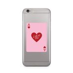 Manitoba iPhone 6 Plus / 6S Plus Uyumlu Lucky You Kart Tasarımlı Baskılı Şeffaf Telefon Kılıfı