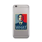 Manitoba iPhone 6 Plus / 6S Plus Uyumlu Michael Scott Tasarımlı Baskılı Şeffaf Telefon Kılıfı