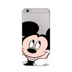 Manitoba iPhone 6 Plus / 6S Plus Uyumlu Mickey Tasarımlı Baskılı Şeffaf Silikon Telefon Kılıfı