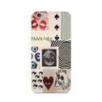Manitoba iPhone 6 Plus / 6S Plus Uyumlu Romantic Lover Tasarımlı Şeffaf Telefon Kılıfı, Çok Renkli