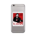 Manitoba iPhone 6 Plus / 6S Plus Uyumlu Scarface Tasarımlı Şeffaf Telefon Kılıfı, Çok Renkli