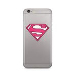 Manitoba iPhone 6 Plus / 6S Plus Uyumlu Şeffaf Telefon Kılıfı, Silikon, Baskılı Desen, Pembe