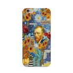 Manitoba iPhone 6 Plus / 6S Plus Uyumlu Van Gogh Kolaj Tasarımlı Telefon Kılıfı, Çok Renkli
