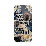 Manitoba iPhone 6 Plus / 6S Plus Uyumlu We Are Made Of Star Stuff Tasarımlı Şeffaf Telefon Kılıfı, Çok Renkli
