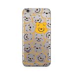 Manitoba iPhone 6 Plus / 6S Plus Uyumlu Winnie Tasarımlı Baskılı Şeffaf Silikon Telefon Kılıfı