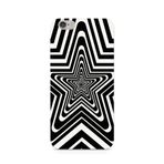 Manitoba iPhone 6 Plus / 6S Plus Uyumlu Yıldız Tasarımlı Şeffaf Telefon Kılıfı, Silikon, Çok Renkli