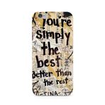 Manitoba iPhone 6 Plus / 6S Plus Uyumlu You're Simply The Best Tasarımlı Şeffaf Telefon Kılıfı, Çok Renkli