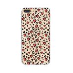 Manitoba iPhone 7 Plus / 8 Plus Uyumlu Baskılı Yumuşak Silikon Şeffaf Telefon Kılıfı, Kalp Desen