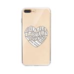 Manitoba iPhone 7 Plus / 8 Plus Uyumlu Dont Let It Tasarımlı Şeffaf Telefon Kılıfı