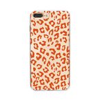 Manitoba iPhone 7 Plus / 8 Plus Uyumlu Leopar Tasarımlı Baskılı Şeffaf Telefon Kılıfı
