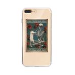 Manitoba iPhone 7 Plus / 8 Plus Uyumlu Love Cats Tasarımlı Şeffaf Telefon Kılıfı, Çok Renkli
