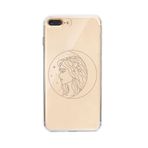 Manitoba iPhone 7 Plus / 8 Plus Uyumlu Sanat Tasarımlı Baskılı Şeffaf Telefon Kılıfı