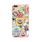 Manitoba iPhone 7 Plus / 8 Plus Uyumlu SpongeBob Tasarımlı Baskılı Şeffaf Telefon Kılıfı