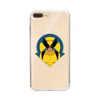 Manitoba iPhone 7 Plus / 8 Plus Uyumlu Wolverine Tasarımlı Baskılı Şeffaf Telefon Kılıfı