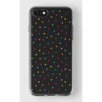 Manitoba iPhone 7/8/SE ile Uyumlu Minik Kalpler Tasarımlı Baskılı Şeffaf Telefon Kılıfı