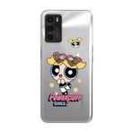Manitoba Oppo A16 / A55 Uyumlu Baskılı Yumuşak Silikon Şeffaf Telefon Kılıfı, Powerpuff Girls Desen