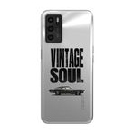 Manitoba Oppo A16 / A55 Uyumlu Baskılı Yumuşak Silikon Şeffaf Telefon Kılıfı, Vintage Soul