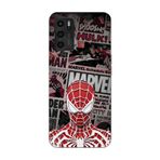 Manitoba Oppo A16 / A55 Uyumlu Baskılı Yumuşak Silikon Telefon Kılıfı, Şeffaf, Spiderman Desen
