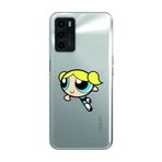 Manitoba Oppo A16 / A55 Uyumlu Bubbles Tasarımlı Baskılı Şeffaf Telefon Kılıfı
