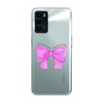 Manitoba Oppo A16 / A55 Uyumlu Fiyonk Tasarımlı Baskılı Şeffaf Telefon Kılıfı