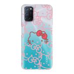 Manitoba Oppo A52/A72/A92 ile Uyumlu Hello Kitty Tasarımlı Baskılı Şeffaf Silikon Telefon Kılıfı