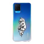 Manitoba Oppo A54 Uyumlu Kuru Kafa Tasarımlı Baskılı Şeffaf Telefon Kılıfı