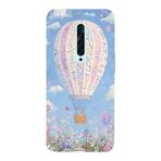 Manitoba Oppo Reno 2Z Uyumlu Baskılı Yumuşak Silikon Telefon Kılıfı, Çiçek Balon Deseni