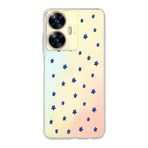 Manitoba Realme C55 Uyumlu Minik Yıldızlar Tasarımlı Baskılı Şeffaf Telefon Kılıfı