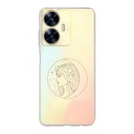 Manitoba Realme C55 Uyumlu Sanat Tasarımlı Baskılı Şeffaf Telefon Kılıfı
