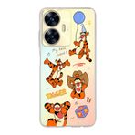 Manitoba Realme C55 Uyumlu Tigger Tasarımlı Baskılı Şeffaf Telefon Kılıfı