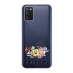 Manitoba Samsung Galaxy A02S ile Uyumlu Friends Tasarımlı Baskılı Şeffaf Telefon Kılıfı