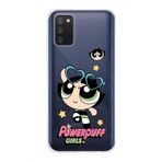 Manitoba Samsung Galaxy A02S Uyumlu Baskılı Yumuşak Silikon Şeffaf Telefon Kılıfı, Powerpuff Girls Desen