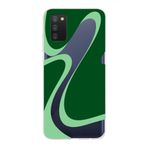 Manitoba Samsung Galaxy A02S Uyumlu Baskılı Yumuşak Silikon Telefon Kılıfı, Yeşil Desen