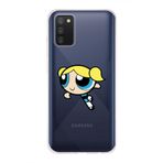 Manitoba Samsung Galaxy A02S Uyumlu Bubbles Tasarımlı Baskılı Şeffaf Telefon Kılıfı