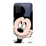 Manitoba Samsung Galaxy A02S Uyumlu Mickey Tasarımlı Baskılı Şeffaf Telefon Kılıfı