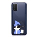 Manitoba Samsung Galaxy A02S Uyumlu Mordecai Tasarımlı Baskılı Şeffaf Telefon Kılıfı