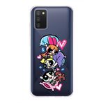 Manitoba Samsung Galaxy A02S Uyumlu Powerpuff Girls Tasarımlı Baskılı Şeffaf Telefon Kılıfı