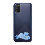 Manitoba Samsung Galaxy A02S Uyumlu Sevimli Ayı Tasarımlı Baskılı Şeffaf Telefon Kılıfı