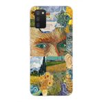 Manitoba Samsung Galaxy A02S Uyumlu Van Gogh Tasarımlı Baskılı Şeffaf Telefon Kılıfı