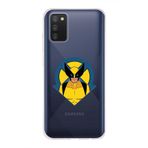 Manitoba Samsung Galaxy A02S Uyumlu Wolverine Tasarımlı Baskılı Şeffaf Telefon Kılıfı