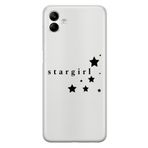 Manitoba Samsung Galaxy A04 ile Uyumlu Baskılı Yumuşak Silikon Şeffaf Telefon Kılıfı, Stargirl Desen