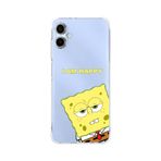 Manitoba Samsung Galaxy A04 Uyumlu Baskılı Yumuşak Silikon Şeffaf Telefon Kılıfı, I Am Happy Desen
