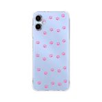 Manitoba Samsung Galaxy A04 Uyumlu Baskılı Yumuşak Silikon Şeffaf Telefon Kılıfı, Pembe Paw Desen
