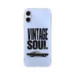 Manitoba Samsung Galaxy A04 Uyumlu Baskılı Yumuşak Silikon Şeffaf Telefon Kılıfı, Vintage Soul Desen