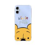 Manitoba Samsung Galaxy A04 Uyumlu Baskılı Yumuşak Silikon Şeffaf Telefon Kılıfı, Winnie the Pooh Desen